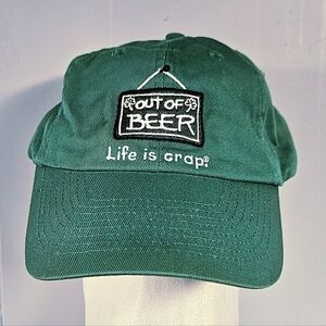 Life Is Crap Out Of Beer Ball Hat